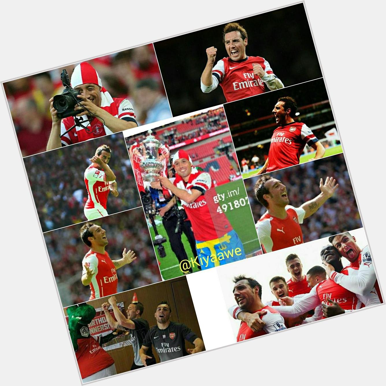 Happy Birthday 30th to The Magician Santi Cazorla Hope you score today!  be the best and keep  Gunners 