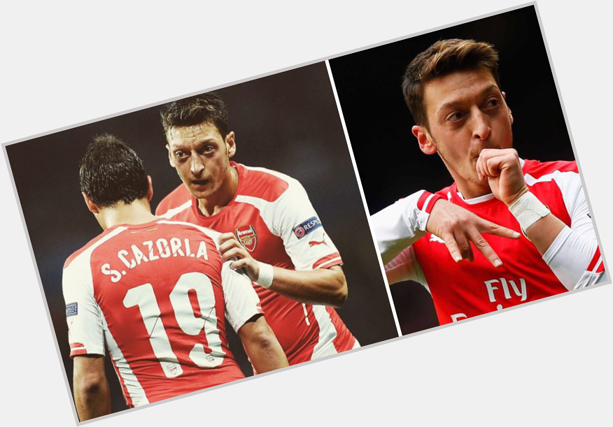 Arsenal s Mesut Özil sent a brilliant message to birthday boy Santi Cazorla on Sunday...  