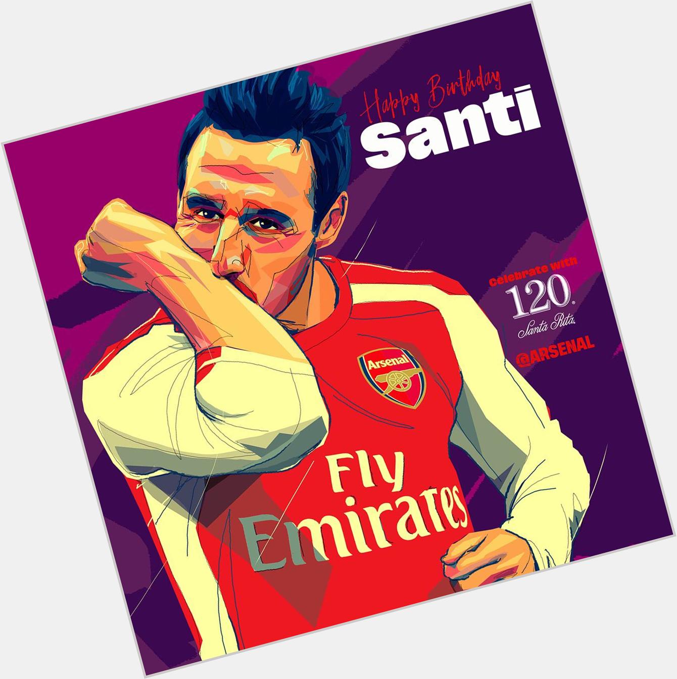  \"Ohhh, Santi Cazorla!\" Santi turns 35 today - and we\re wishing him a very happy birthday! 
