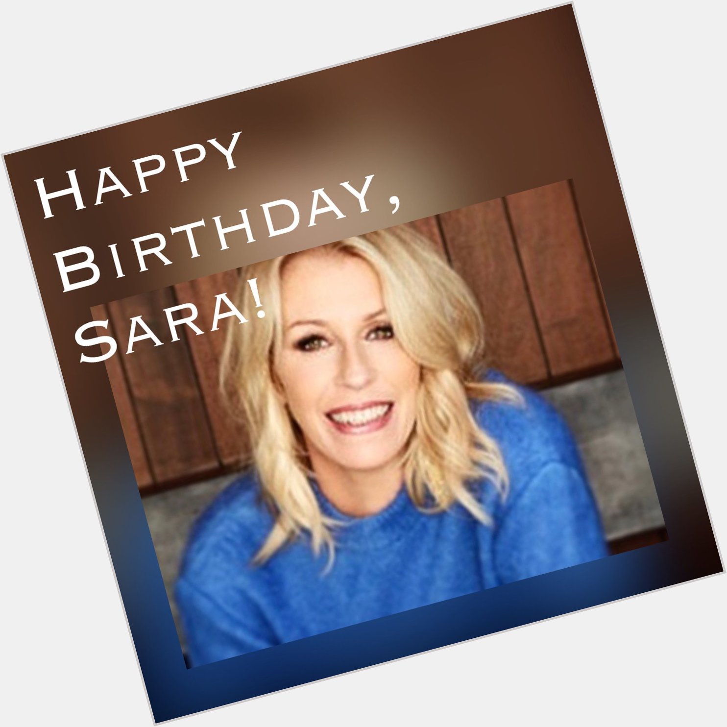 Happy Birthday, Sara Dallin       Have a fantastic, safe, and Happy Holidays   