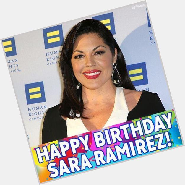 Happy Birthday, Sara Ramirez! The star turns 41 today. 