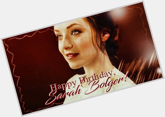 Happy Birthday, Sarah Bolger! -   