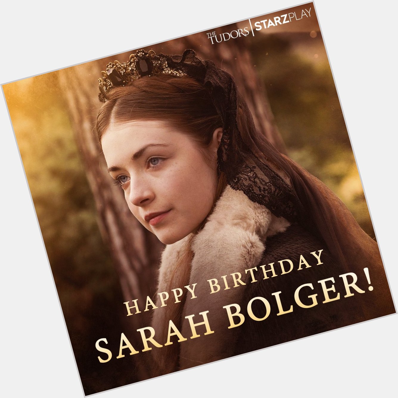 Happy Birthday, Sarah Bolger. Hope you get treated like a queen today!  