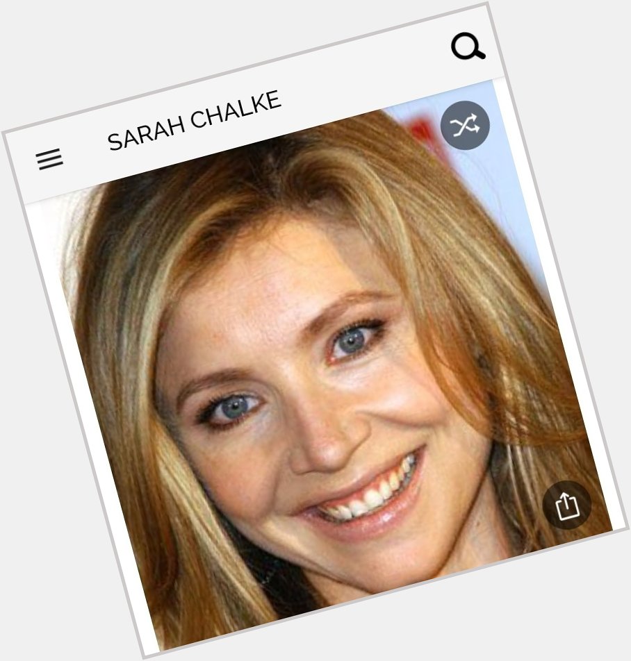 Happy birthday to this great actress.  Happy birthday to Sarah Chalke 