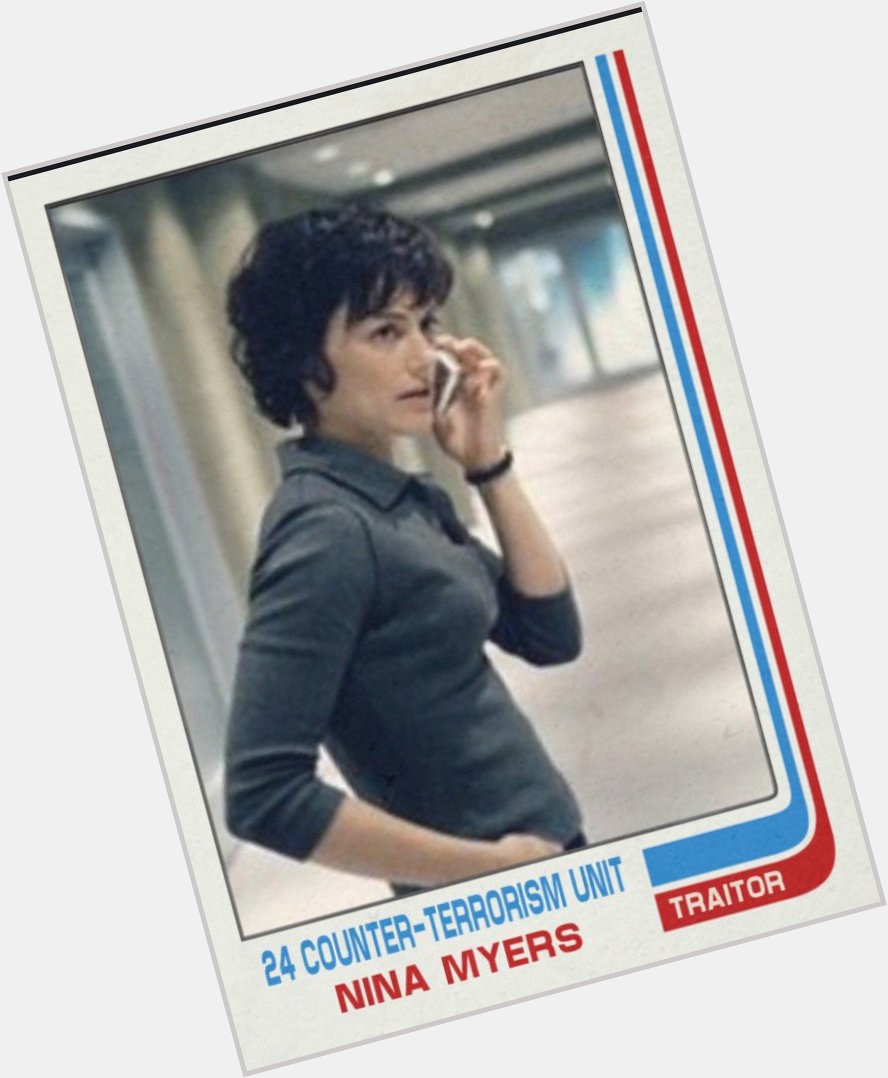 Happy 45th birthday to Sarah Clarke. Never found out who Nina Myers was working for. 