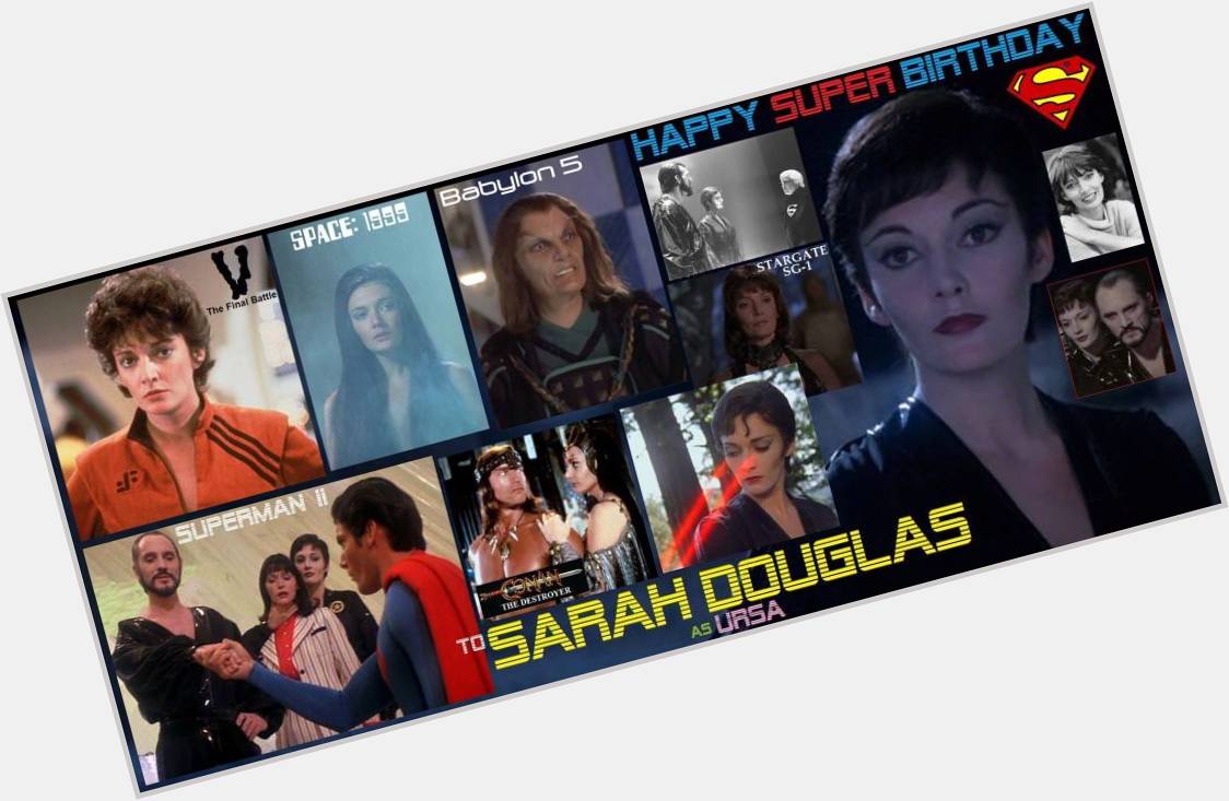 Happy birthday to Sarah Douglas, born December 12, 1952.  