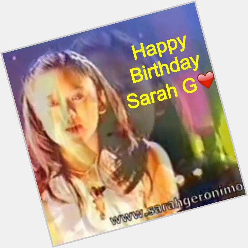 Happy27thBirthday SARAHG Happy Birthday Sarah Geronimo 