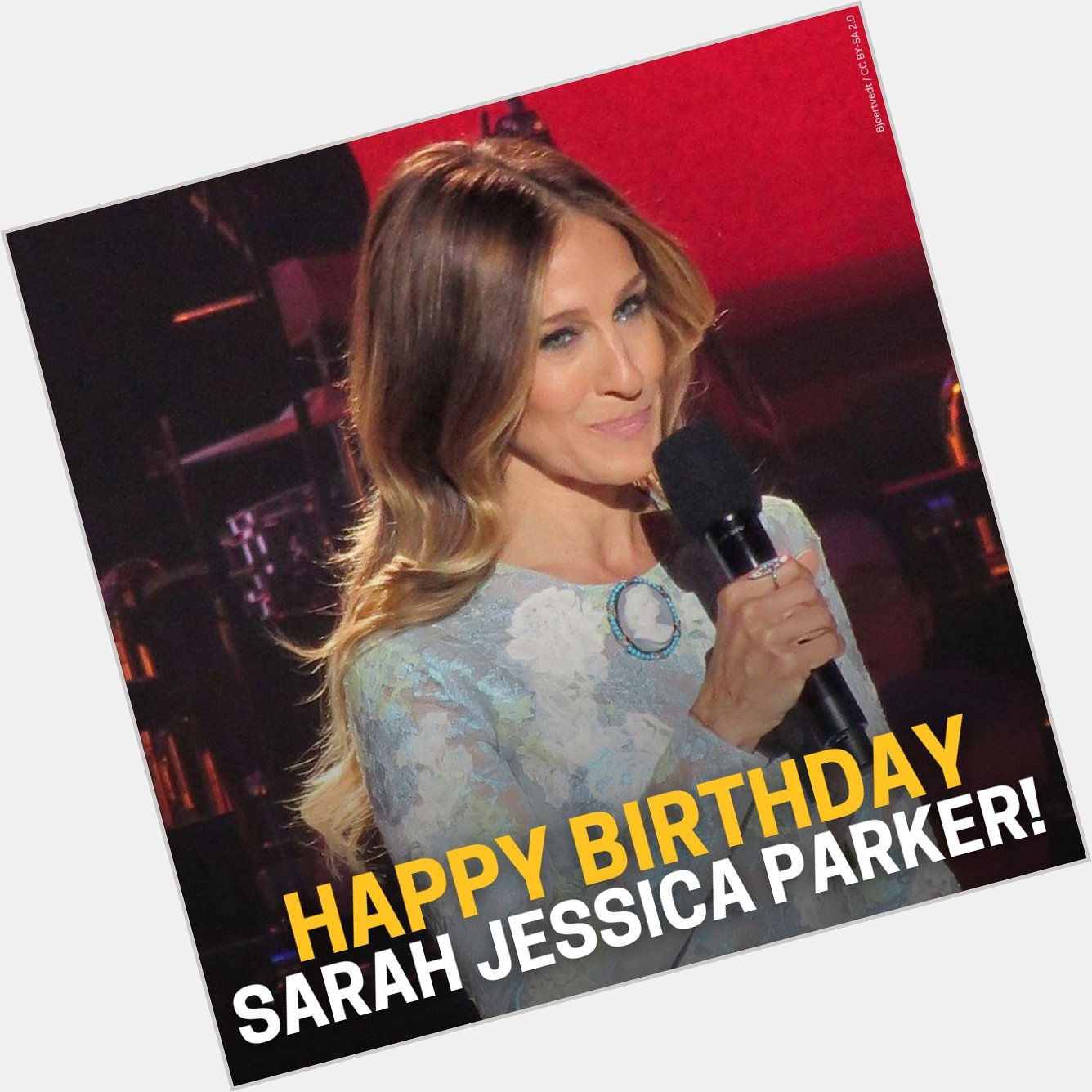 Happy birthday Sarah Jessica Parker! 