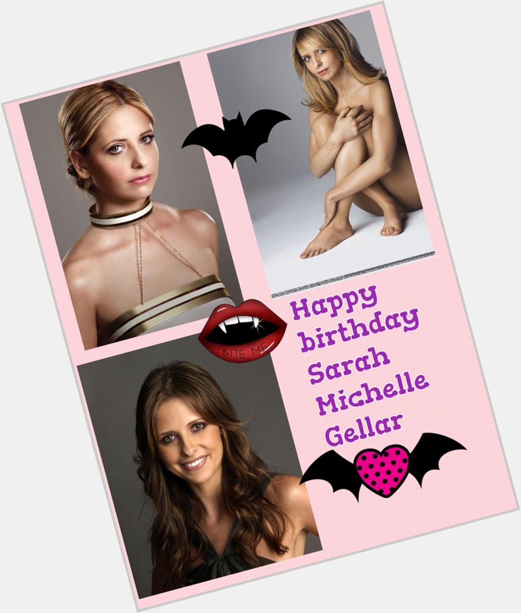 Happy birthday Sarah Michelle Gellar  