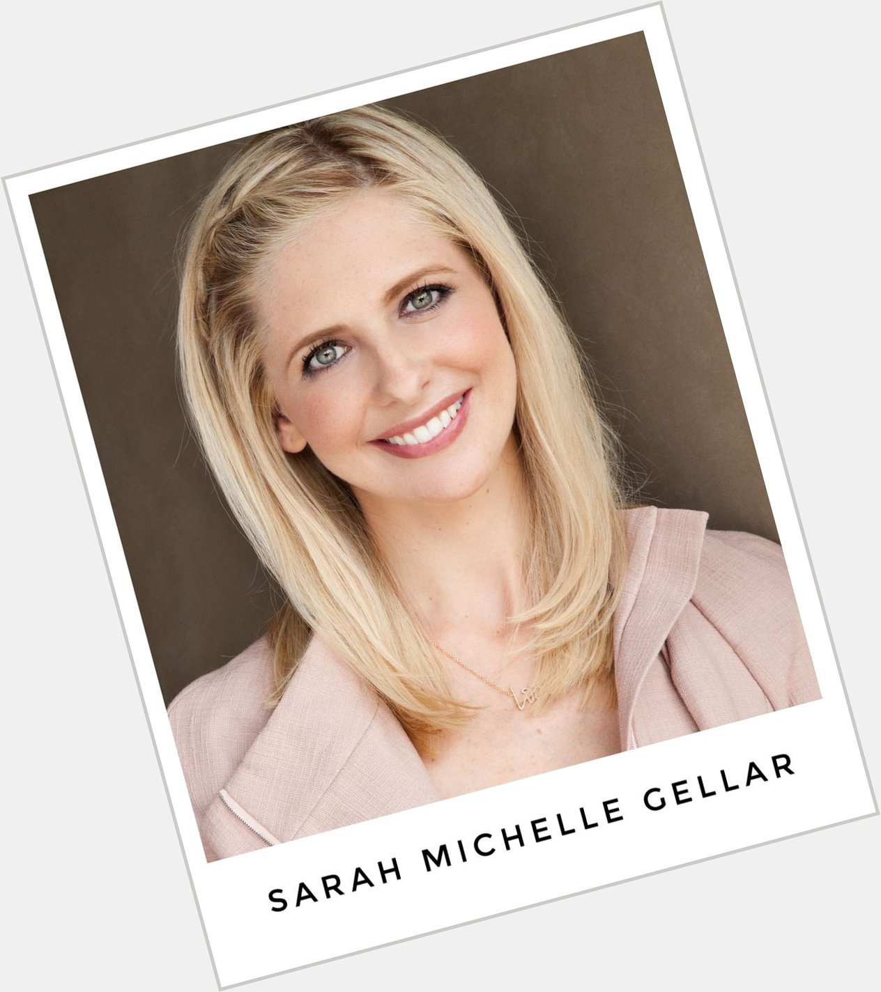 Sarah Michelle Gellar was born on this day happy birthday. 