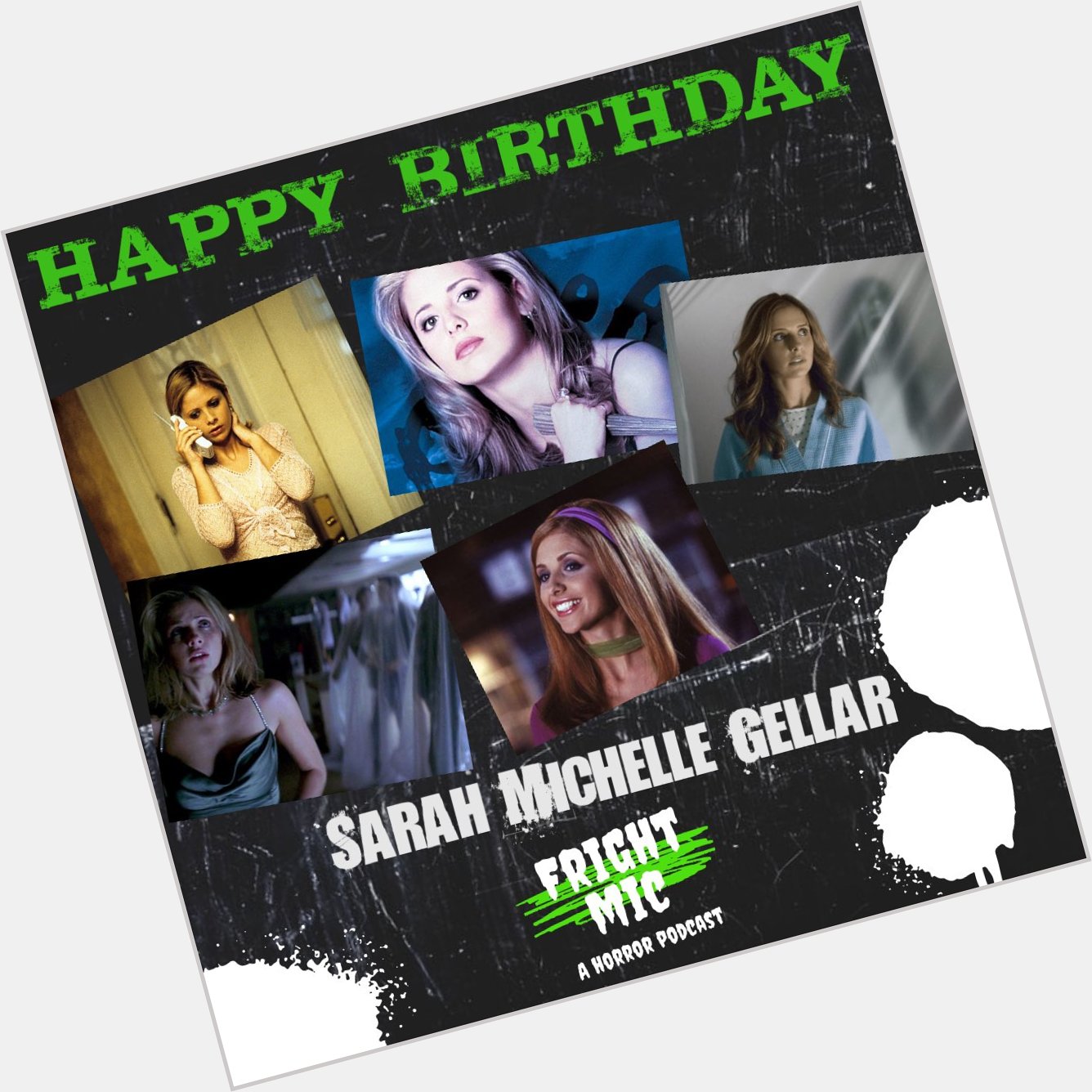 Happy birthday to SARAH MICHELLE GELLAR-born in 1977! 