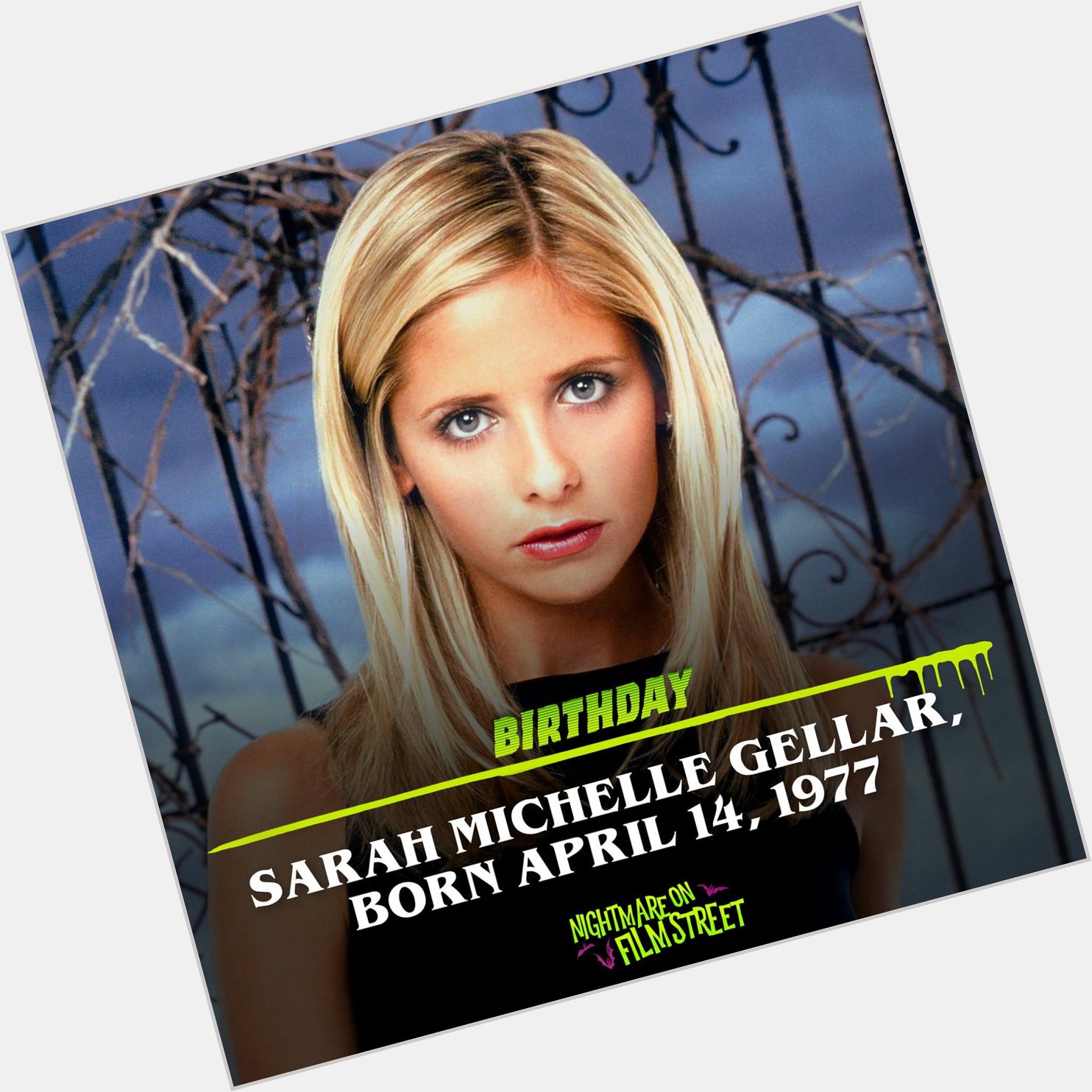 Happy Birthday Buffy! SARAH MICHELLE GELLAR was born in 1977!  