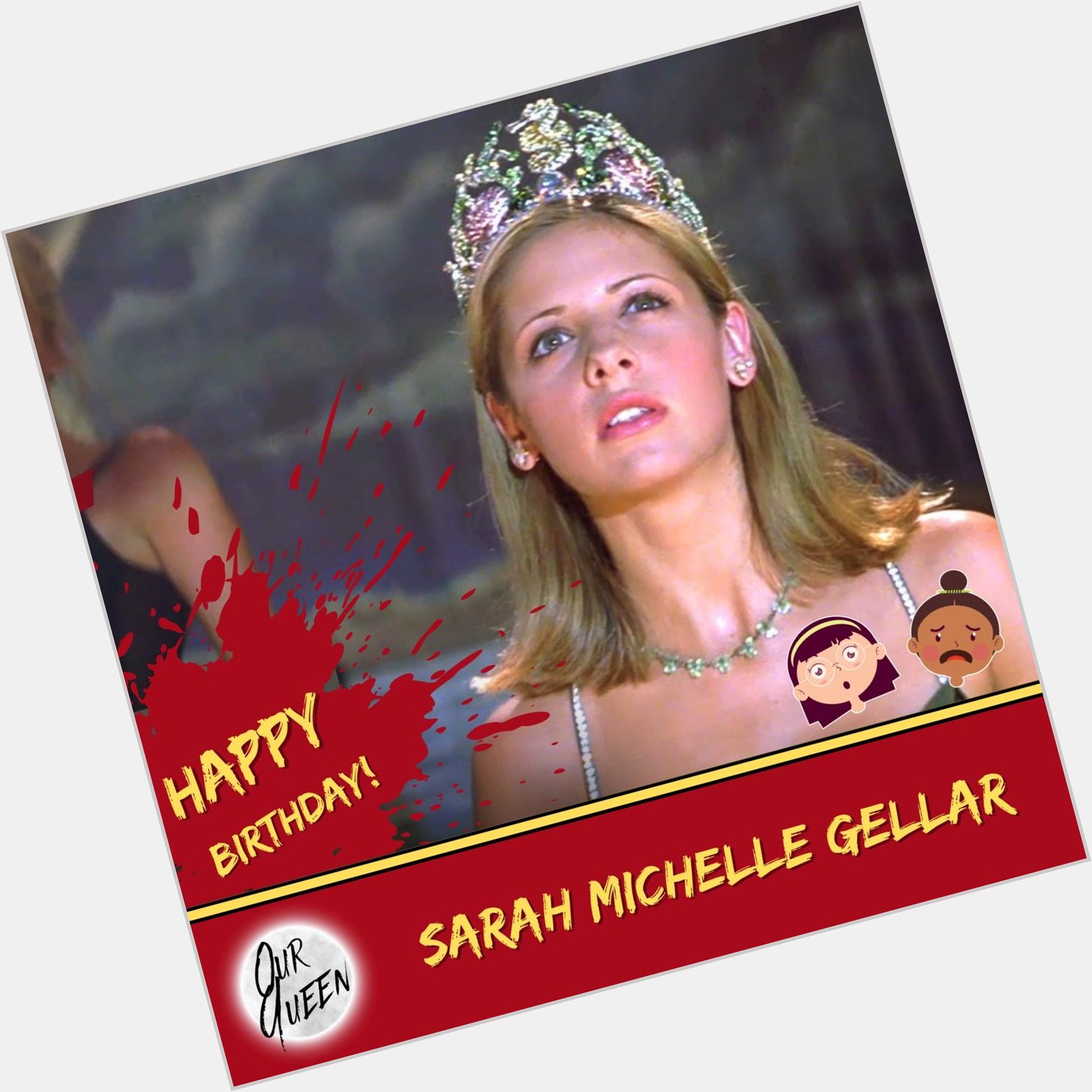Happy Birthday to the Croaker Queen and Delta Lambda Zeta legend, Sarah Michelle Gellar! 