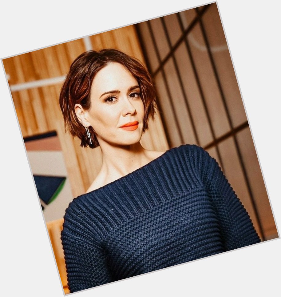 Happy birthday to the best sapphic, ms sarah paulson!! being a fangirl brings so much fun when you\re the idol 