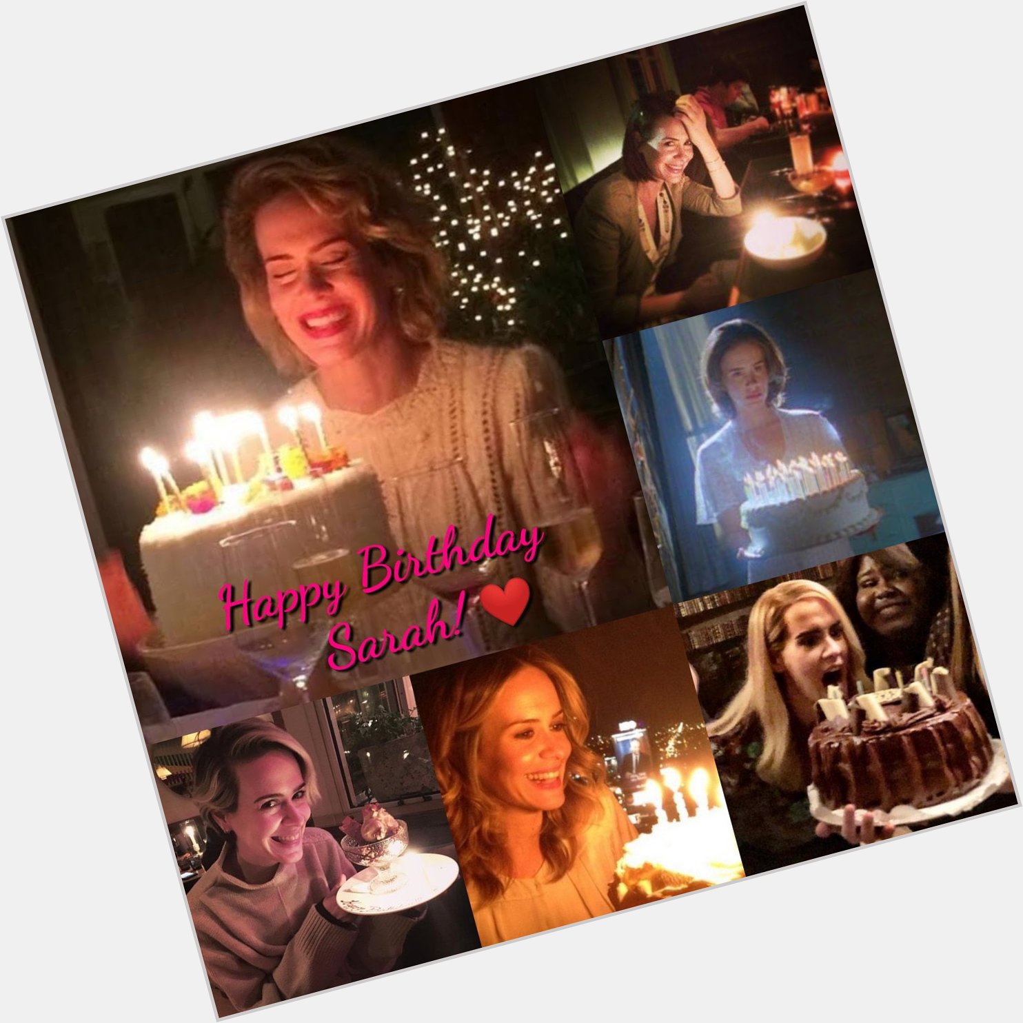  Happy Birthday to the beautiful one and only Sarah Paulson 