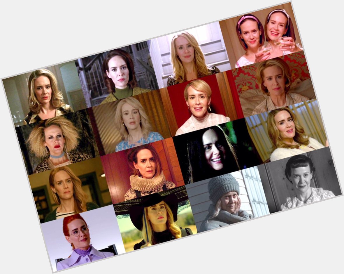 HAPPY BIRTHDAY TO MY WIFE SARAH PAULSON AKA THE QUEEN OF AHS>> 