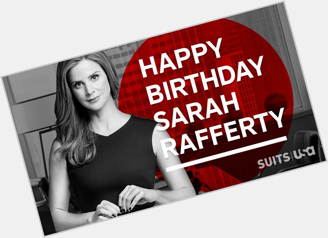 Today is Sarah Rafferty birthday who played Harvey\s secretary in suits! Happy birthday  