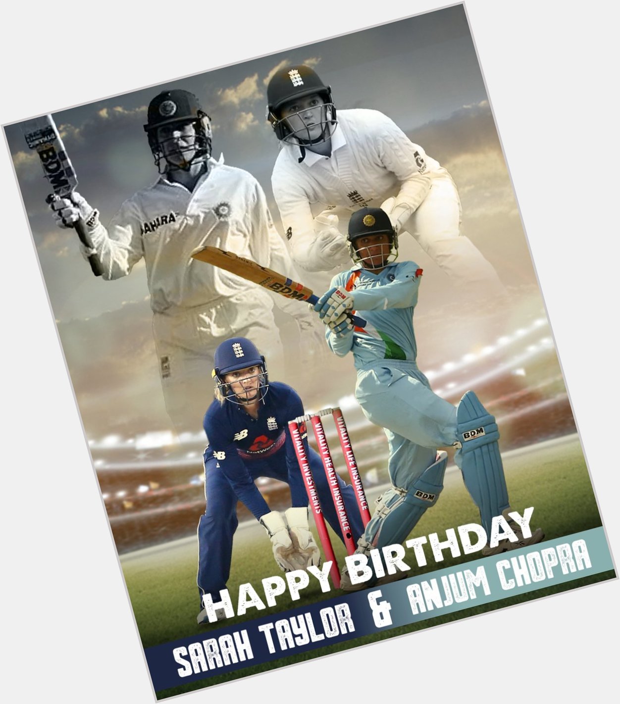 Wishing and Sarah Taylor a very happy birthday! They both are legends of the game.  