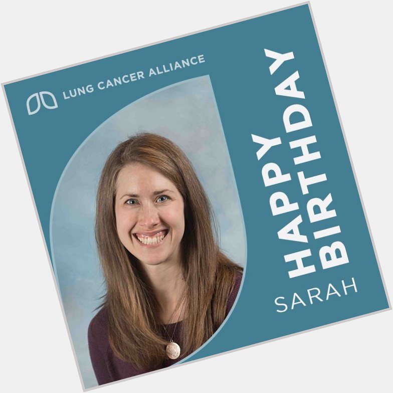 Happy Birthday to the newest member of the LCA family, Sarah White!  