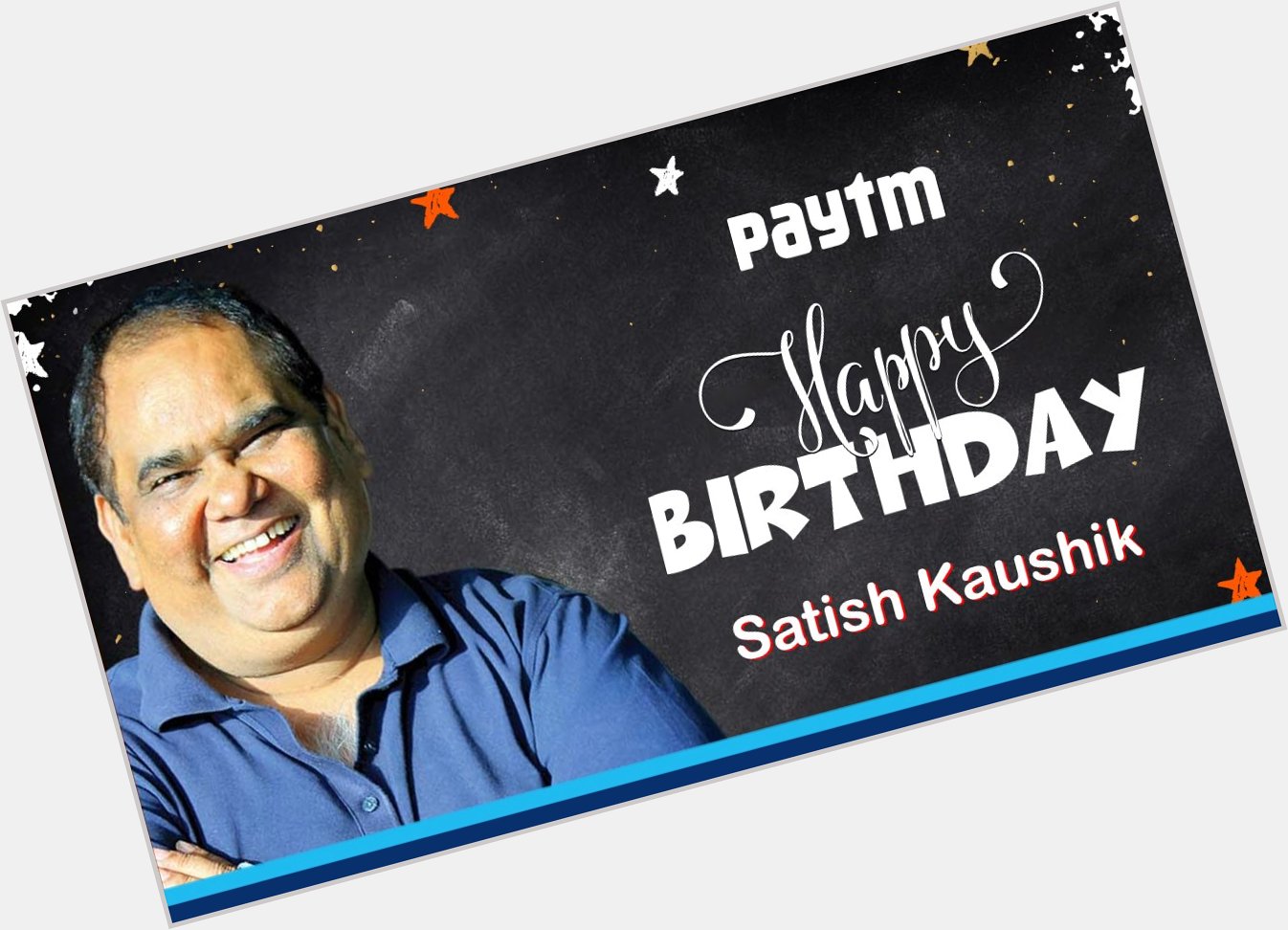 We wish a very happy birthday to Satish Kaushik! Thank you for over 30 years of outstanding entertainment 
