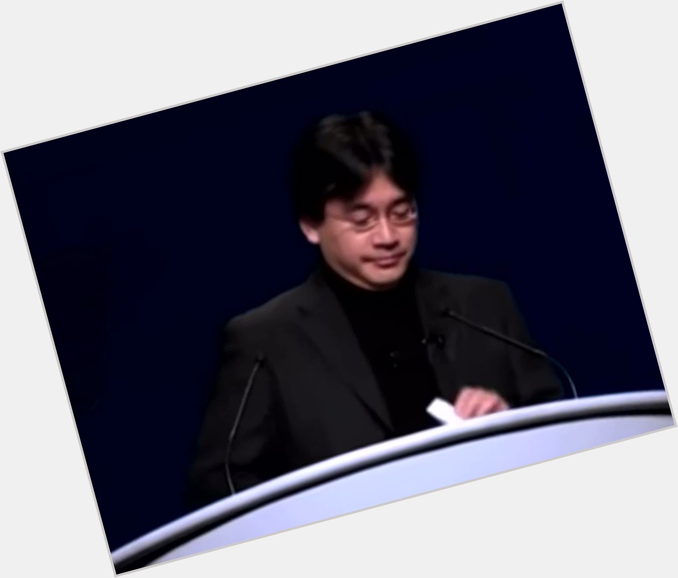 Happy Birthday Satoru Iwata. Thank you for making me fall in love with a company that changed my life! 