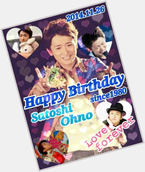 Satoshi Ohno 34th Happy Birthday                                                                     ( 