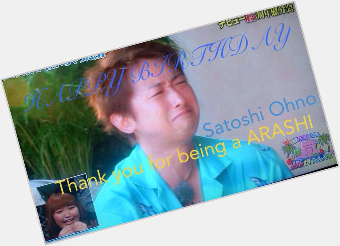 Satoshi Ohno
HAPPY BIRTHDAY 34th 