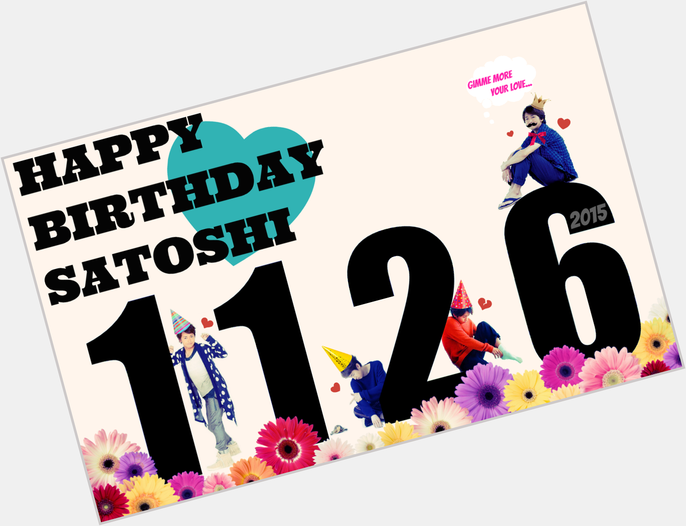 Satoshi Ohno HAPPY 35th BIRTHDAY                                                             