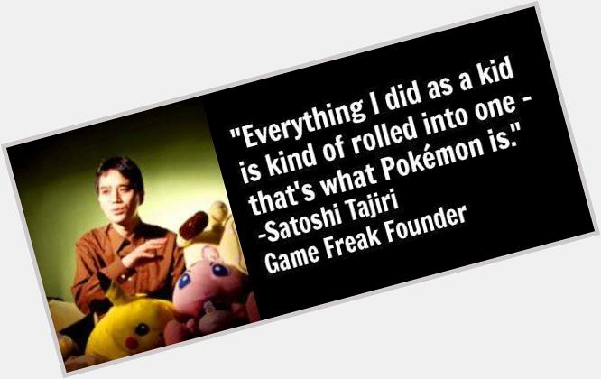 Happy 50th birthday to winner/Game Freak + Pokemon founder, Satoshi Tajiri! 

Are you a fan of his work? 