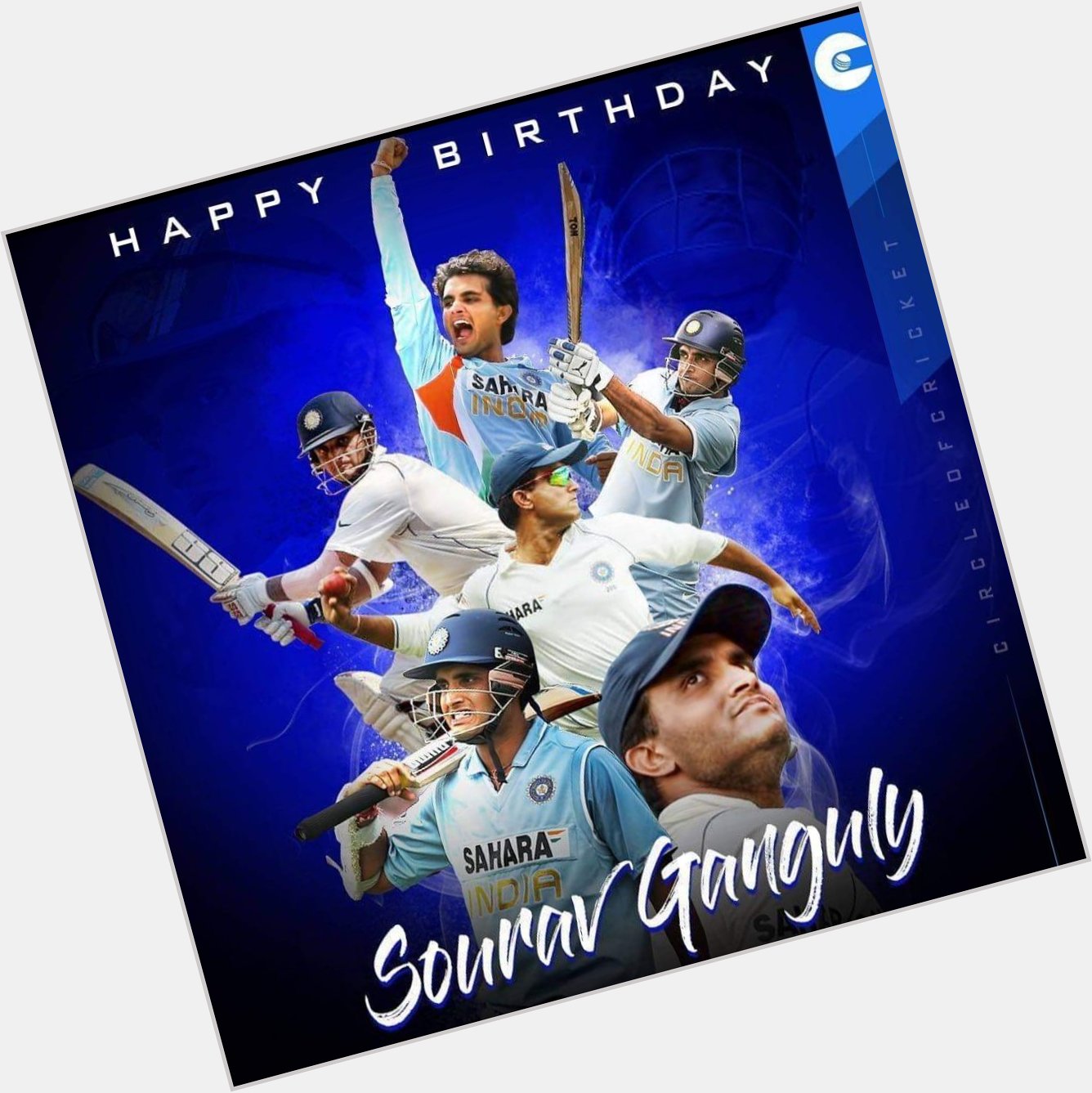 Happy birthday to you Saurav Ganguly Dada  