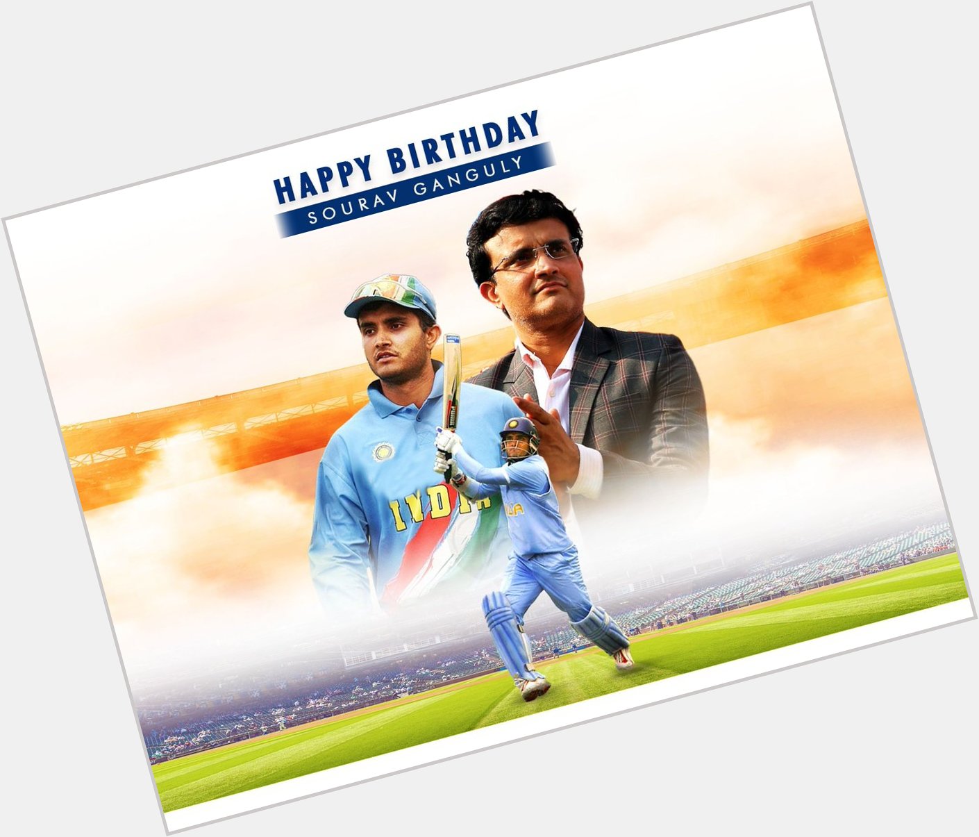 Happy Birthday to a Stylish Batsman and a Great Captain - Saurav Ganguly!   