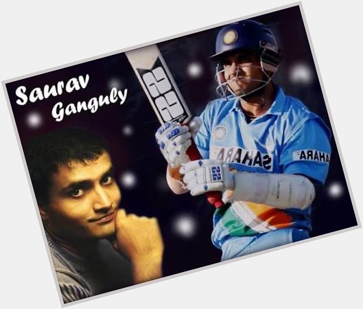 Happy birthday dada Saurav  Ganguly 