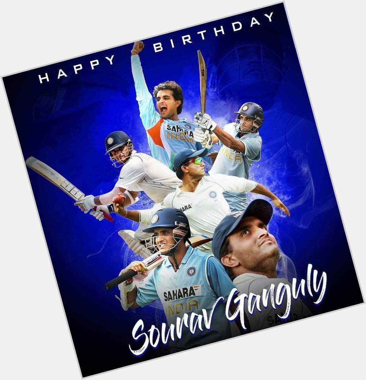 Happy Birthday to a Stylish Batsman and a Great Captain - Saurav Ganguly!   