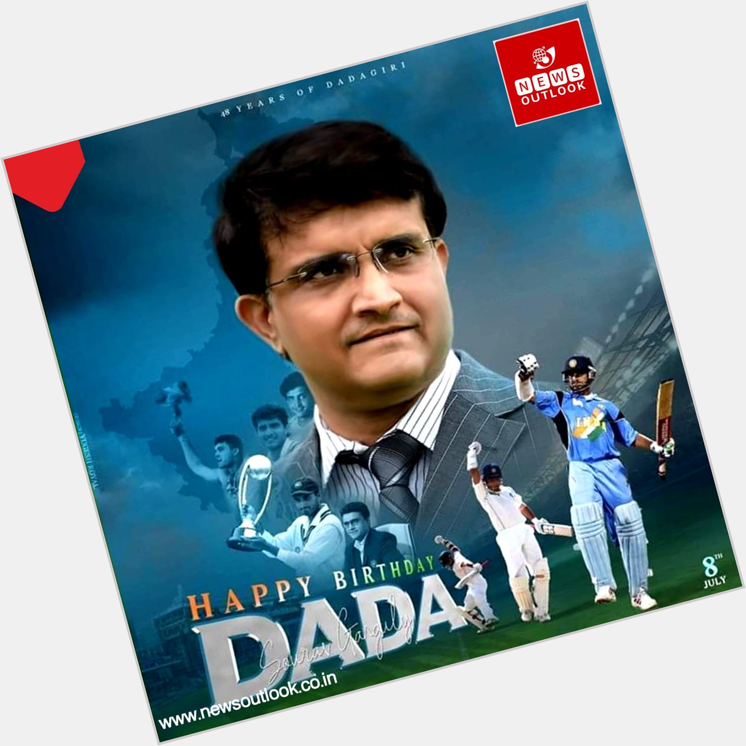   to the cricketer Saurav Ganguly.     