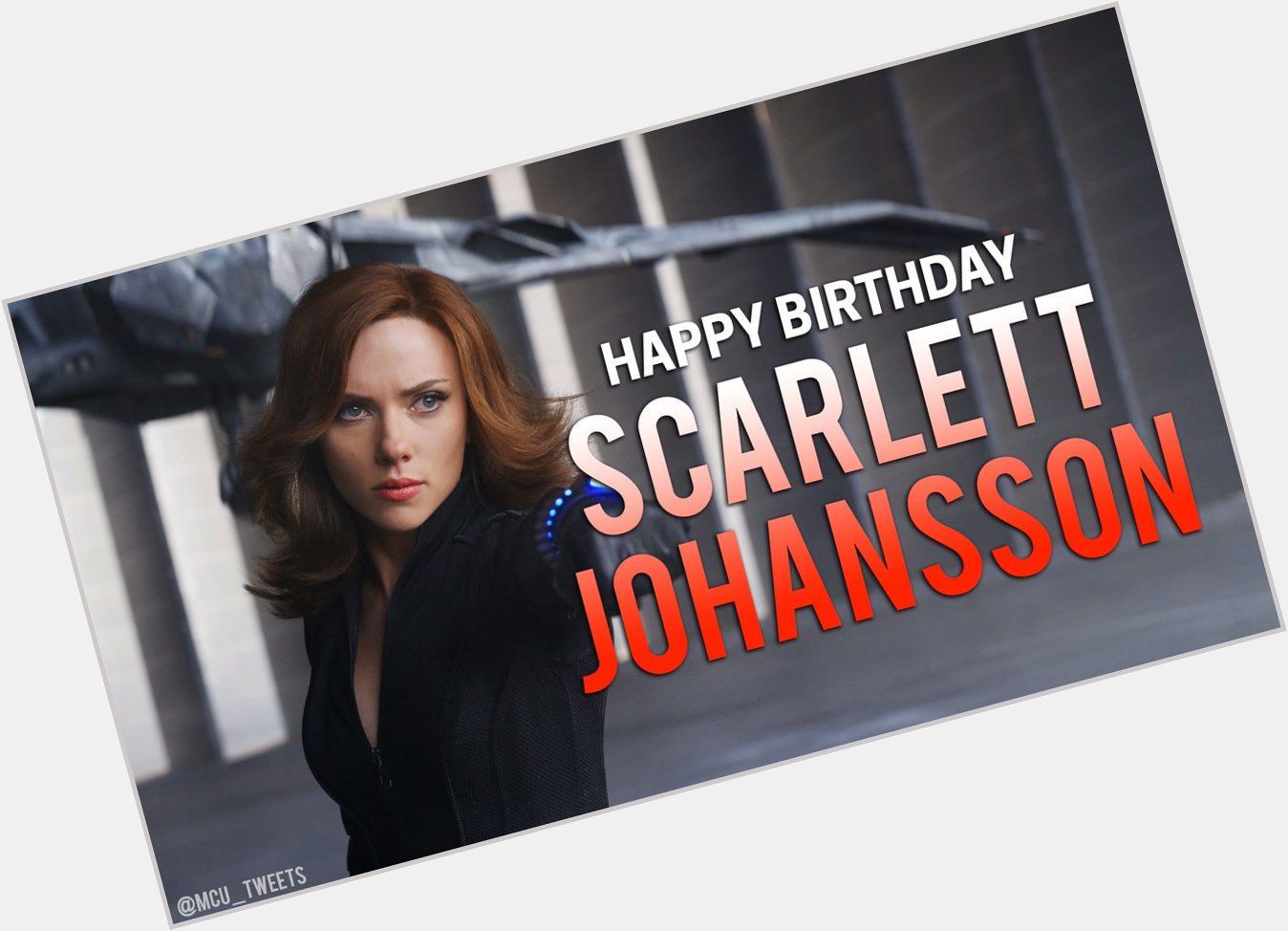Join us in wishing the Black Widow of the MCU, Scarlett Johansson, a very happy 33rd birthday! 