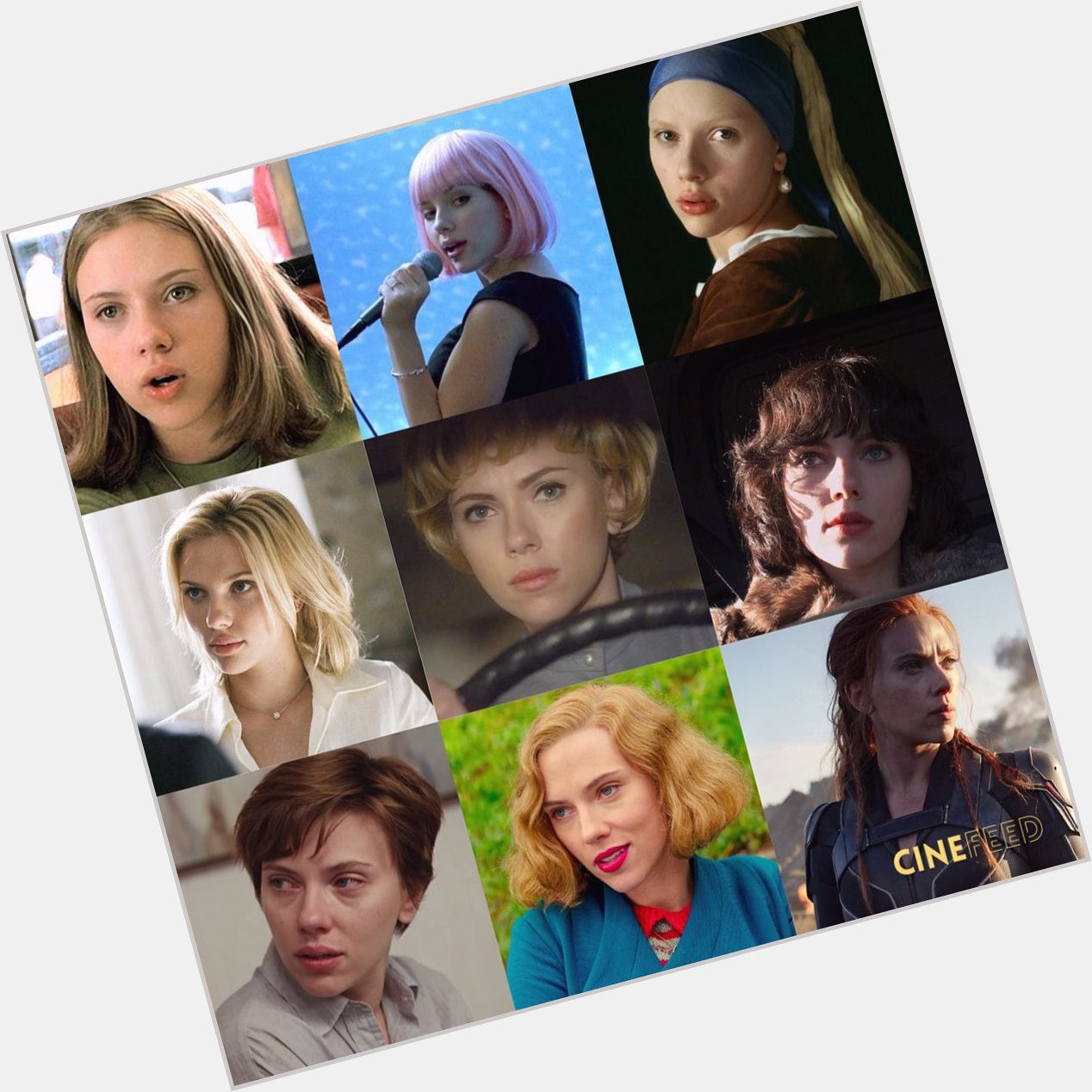 Happy Birthday to the amazing Scarlett Johansson!

Can you name all of her films in the picture? 