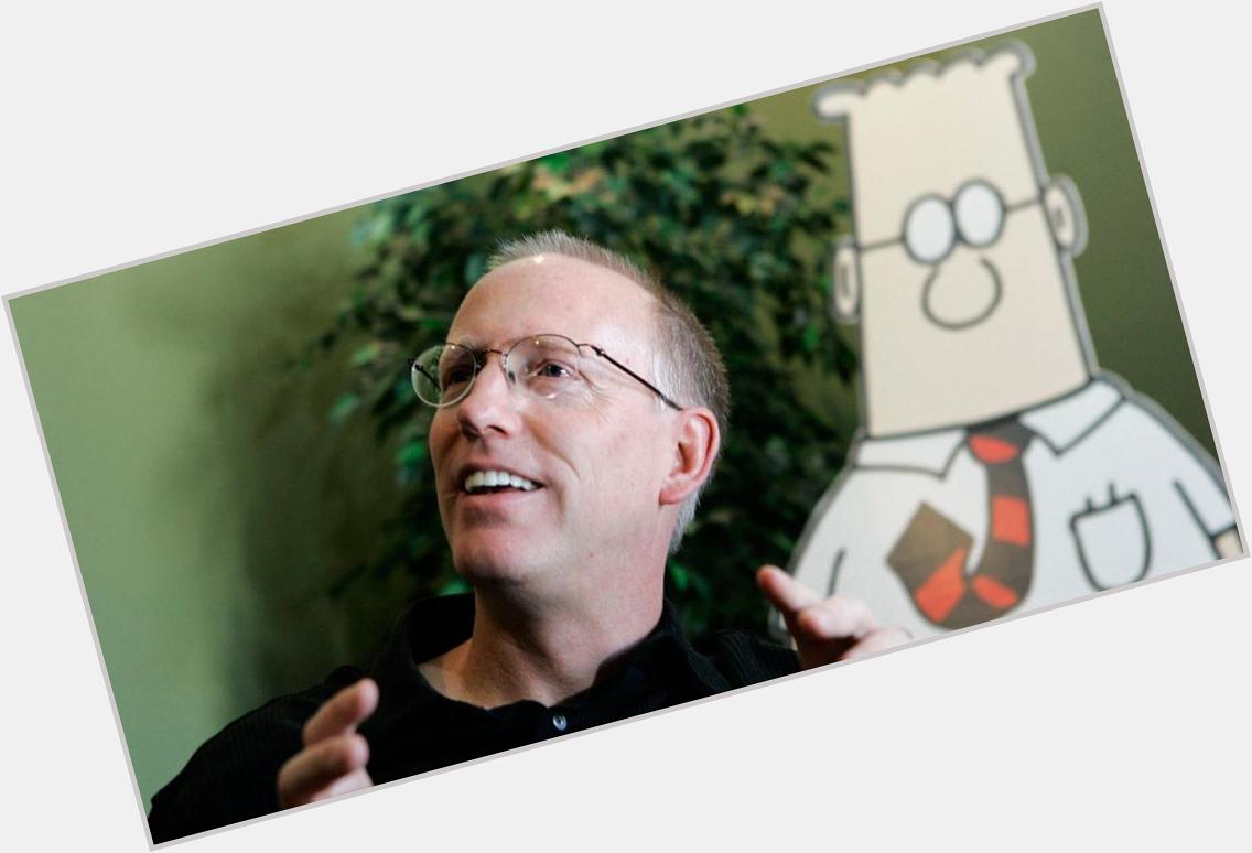 Happy birthday to Scott Adams, creator of the Dilbert comic strip and alumnus of nearby 