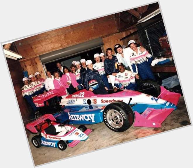 Happy Birthday Scott Brayton may rest in peace. This picture was with Dick Simon Team. I believe the old firehouse! 