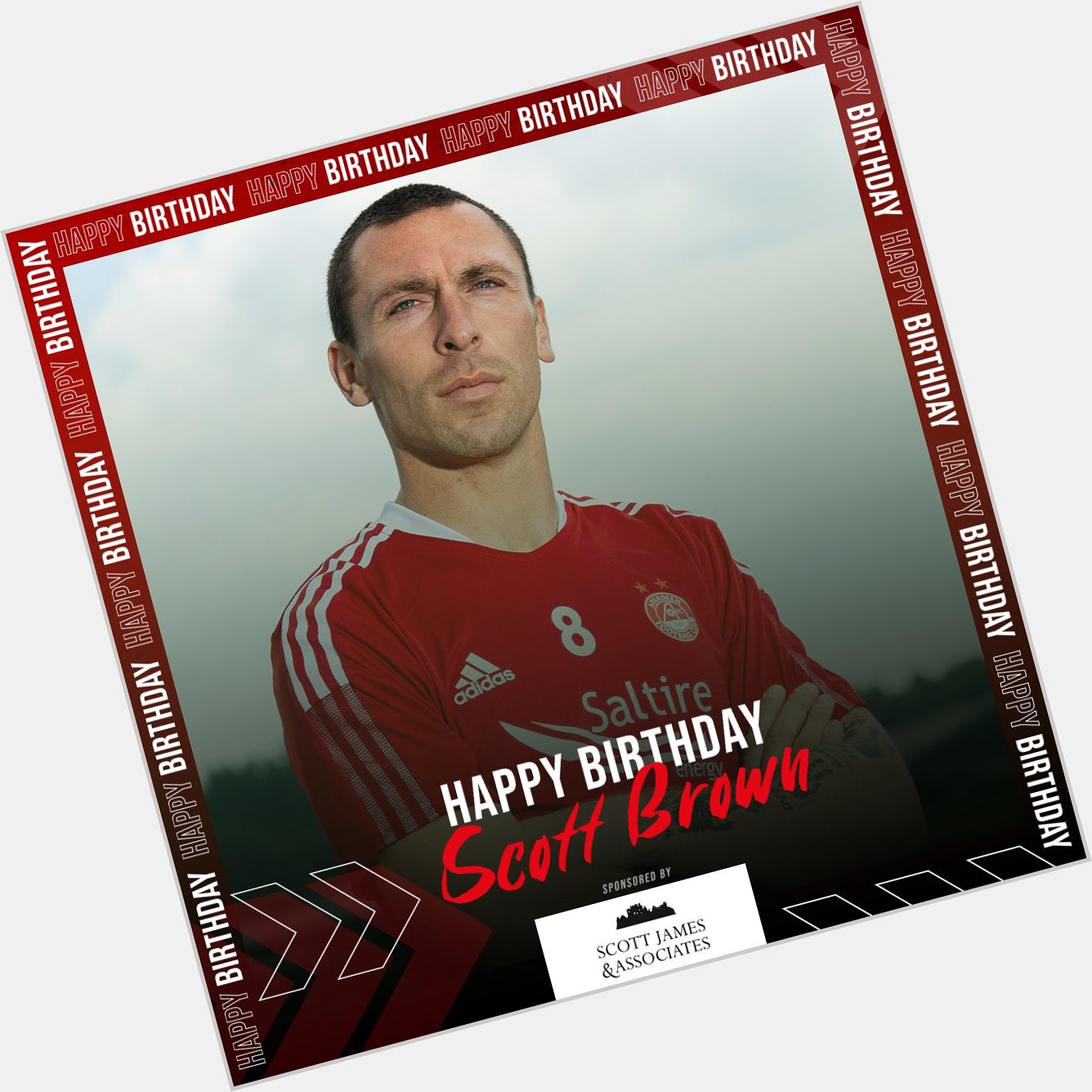  Happy birthday to our number 8 , Scott Brown.  |  