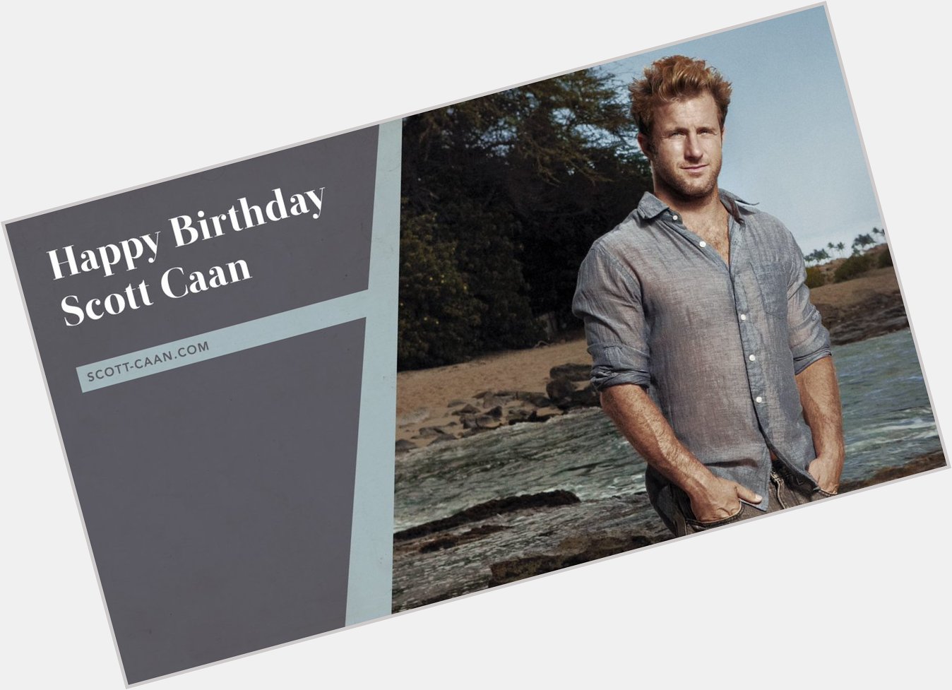 Happy Birthday to our one & only Scott Caan! 