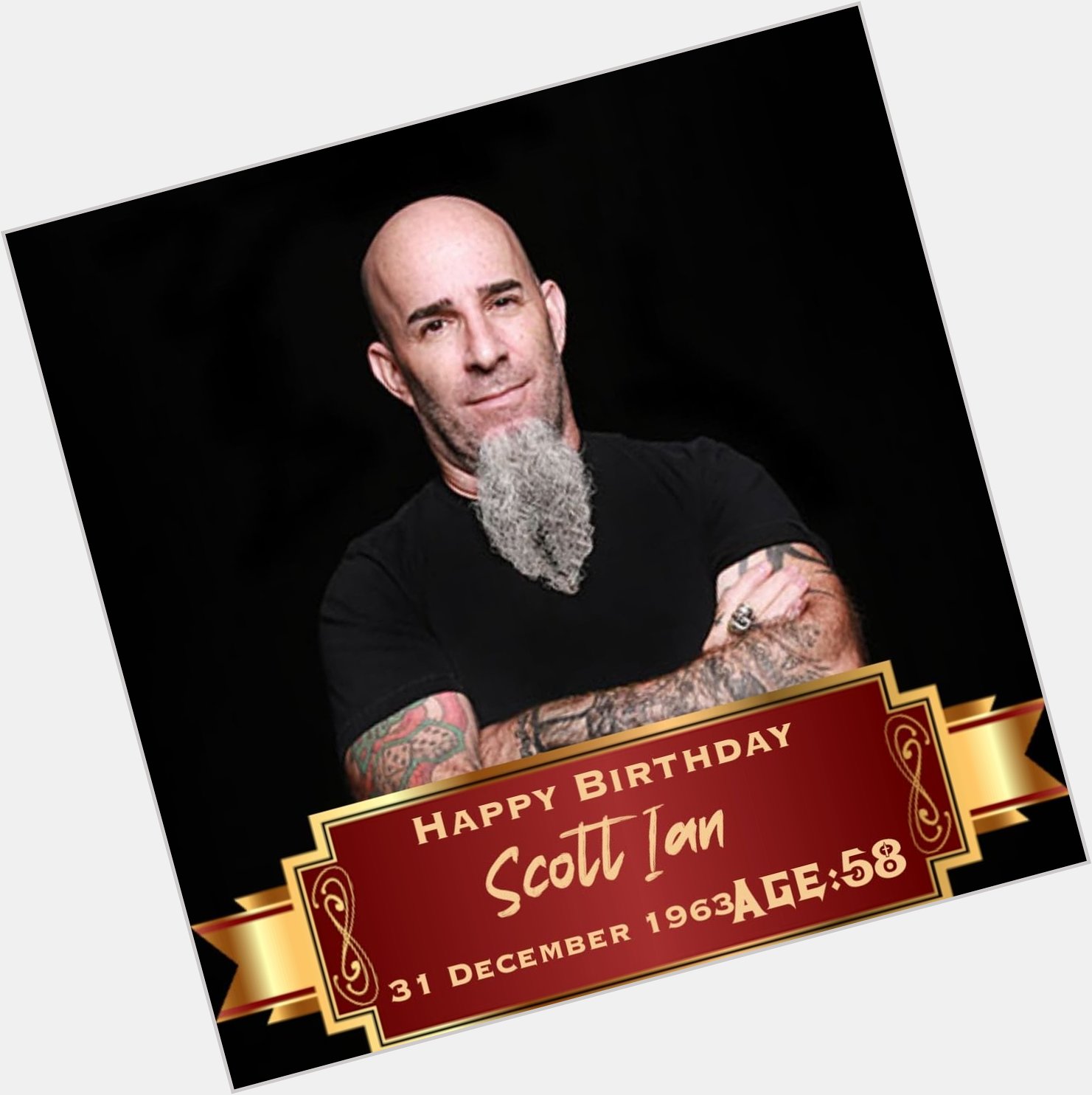 Happy Birthday to Mr Scott Ian (        