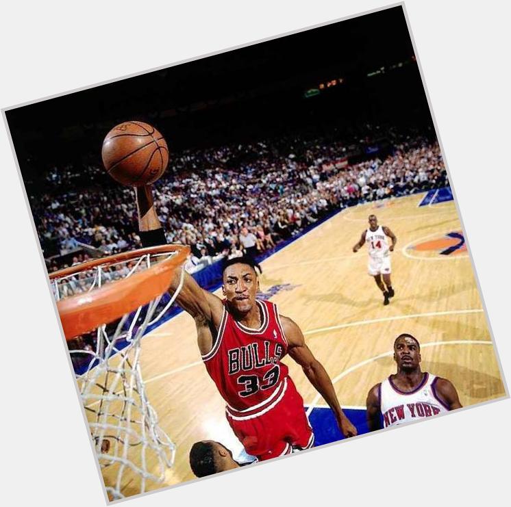 Happy Birthday to 6 time NBA Champion, HOFer and my all time favorite basketball player, Scottie Pippen 