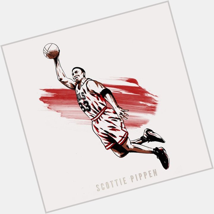 At forward, from Central Arkansas, 6\7\", Happy 53rd birthday to Scottie Pippen! 