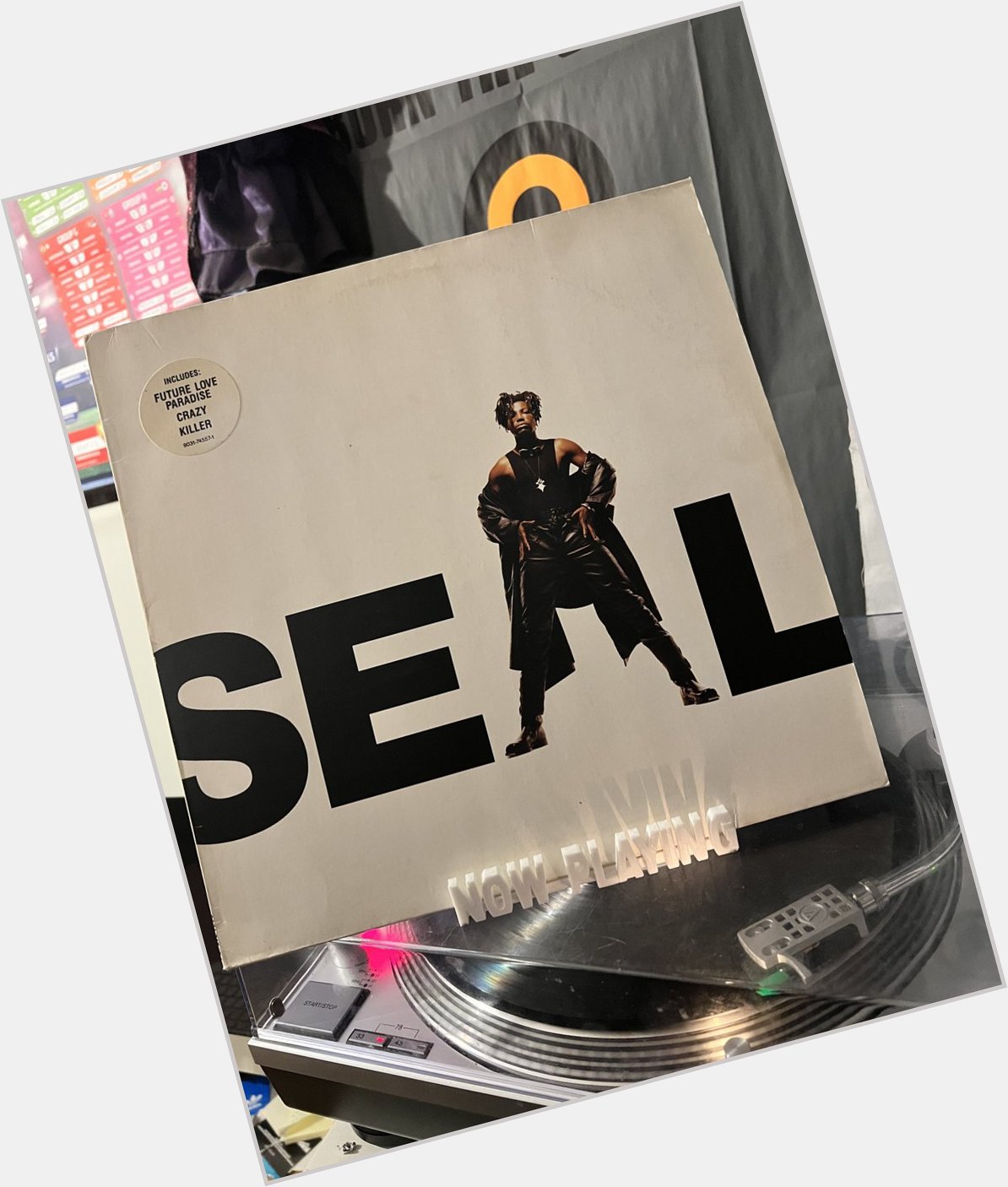 Sunday vinyl V Seal by Seal and a happy 60th birthday to Seal 