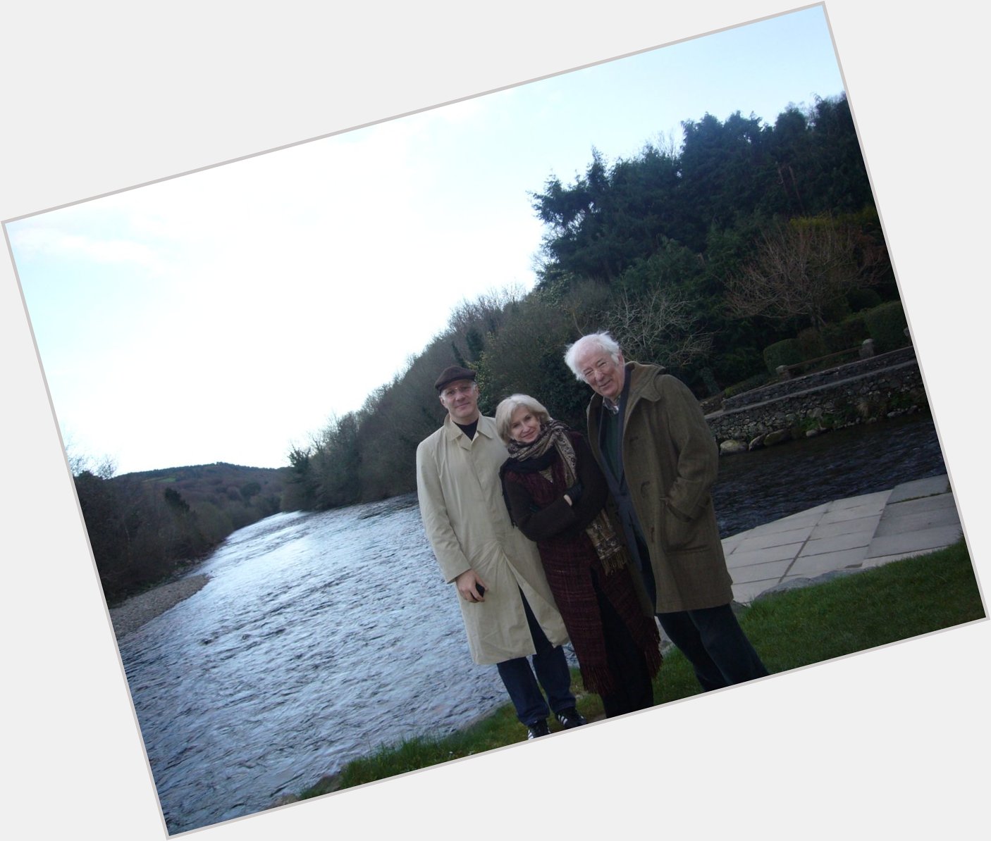 Happy Birthday

to Seamus Heaney,

great poet, colleague, and friend.

(with C. D. Wright on the road in Ireland) 