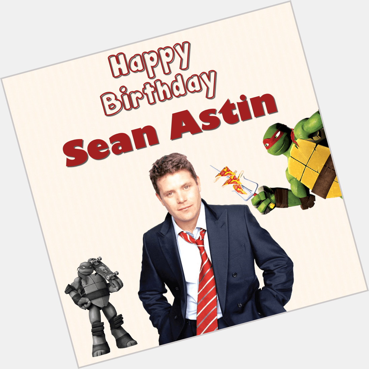 Happy Birthday Sean Astin (voice actor for Raphael)    