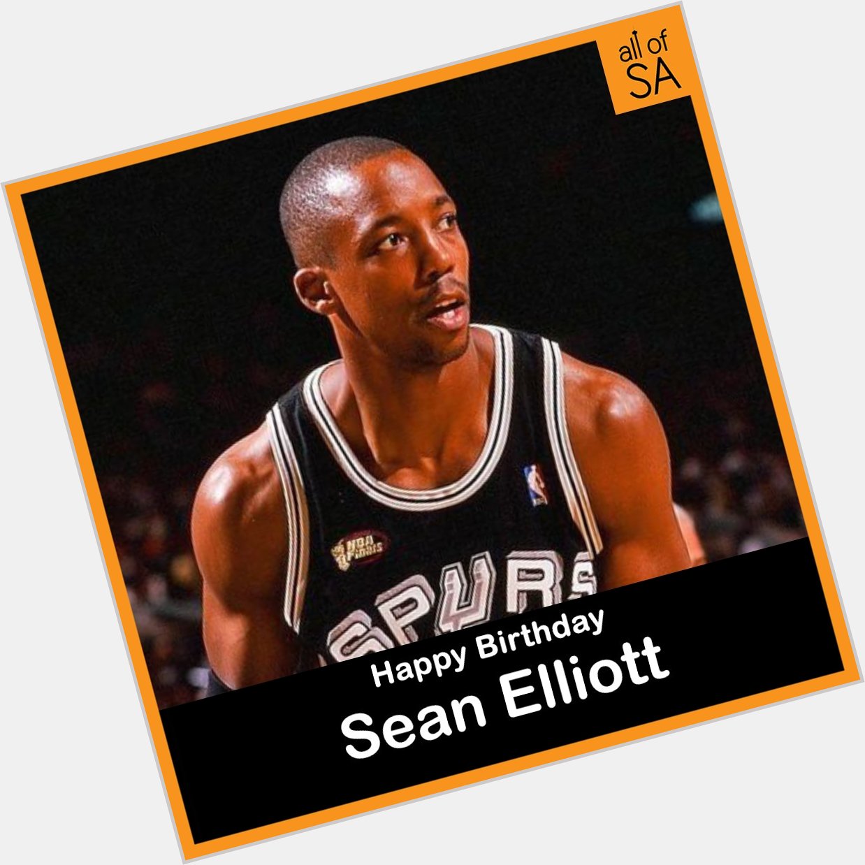 Join us in wishing a happy birthday to Sean Elliott! 