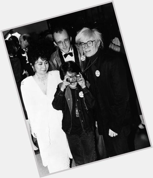 Happy 39th Birthday to todays über-cool celeb w/an über-cool camera: SEAN LENNON (w/Yoko, KeithHaring & AndyWarhol) 