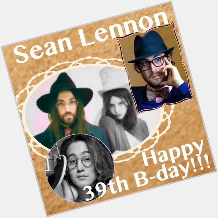 Sean Lennon 

( V & G of Plastic Ono Band, The Ghost of Saber Tooth Tiger )

Happy 39th Birthday!!! 