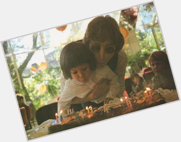 "They say its your birth-day, its my birthday too, yeah." Happy Birthday John & Sean Lennon.   